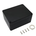 ABS Plastic Electrical Project Box Black 4.5 x 3.5 x 2.1 inch S5156