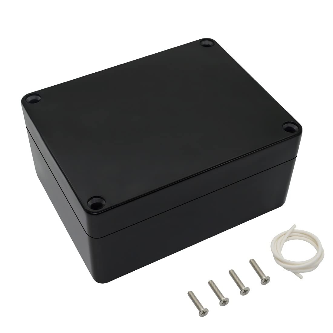 ABS Plastic Electrical Project Box Black 4.5 x 3.5 x 2.1 inch S5156