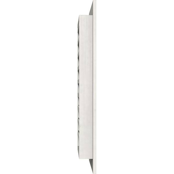 28 inch Vertical Gable Vent, Primed Smooth Western Red Cedar P908974