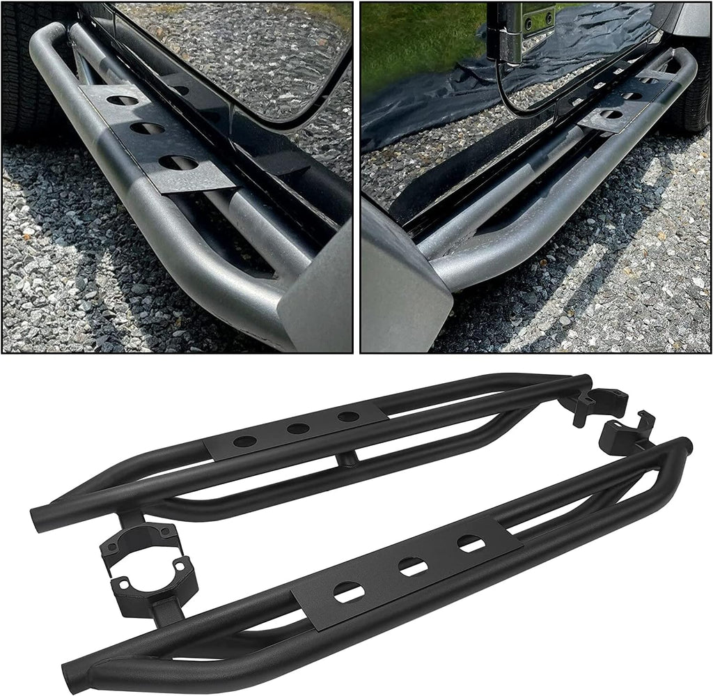 Black Steel Side Step O7853