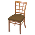 Chair with Medium Finish and Saddle Seat E589571