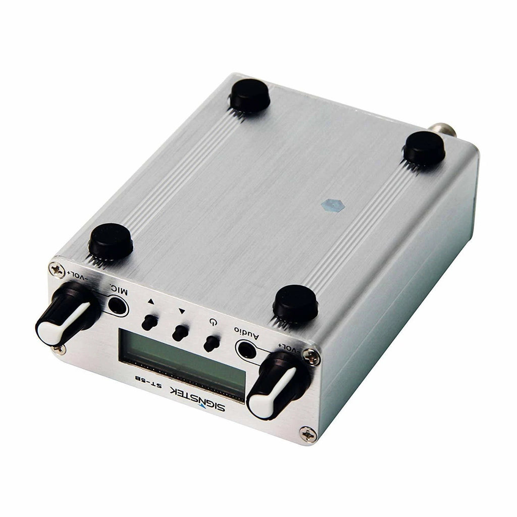 0.5 W Dual Mode FM Transmitter with Antenna Silver G322134