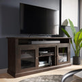 Stone Grey Electric Fireplace TV Stand Y463516