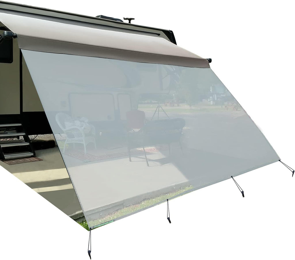 Black Mesh RV Awning Sunshade H82551