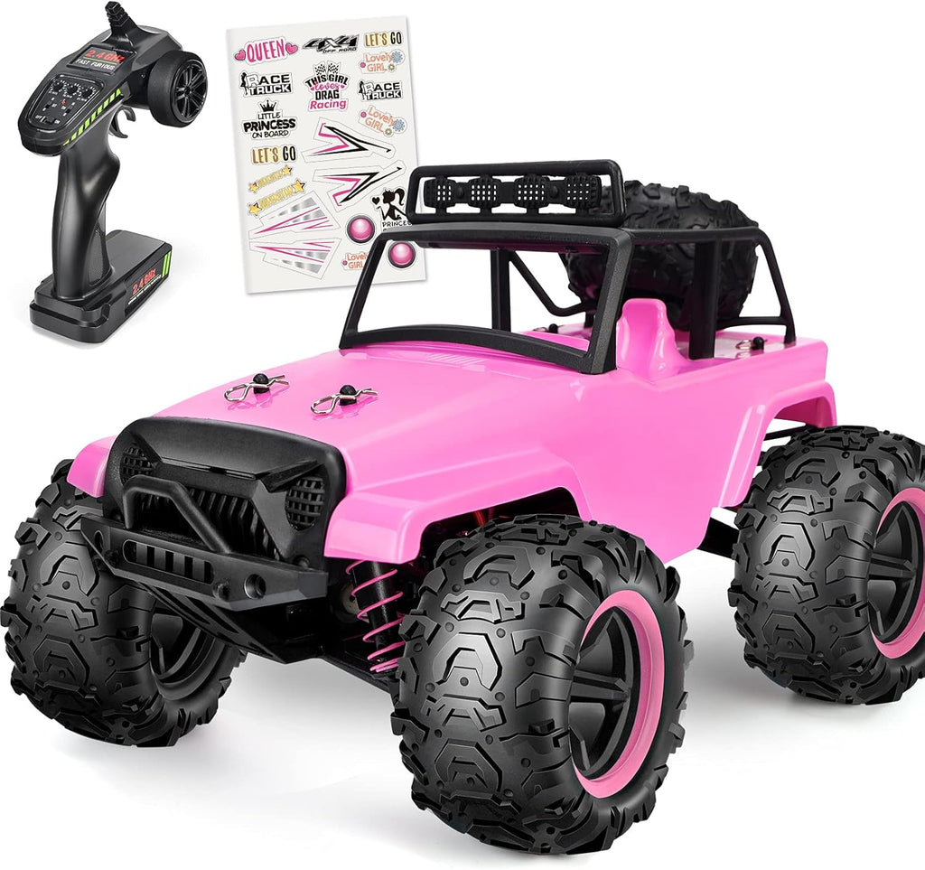1:10 Scale High Speed Remote Control Off Road RC Monster Truck with 2 Rechargeable Batteries O6664