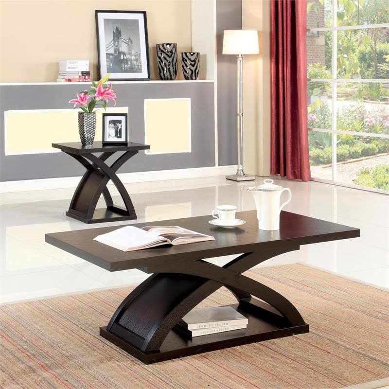 Espresso End Table Y400