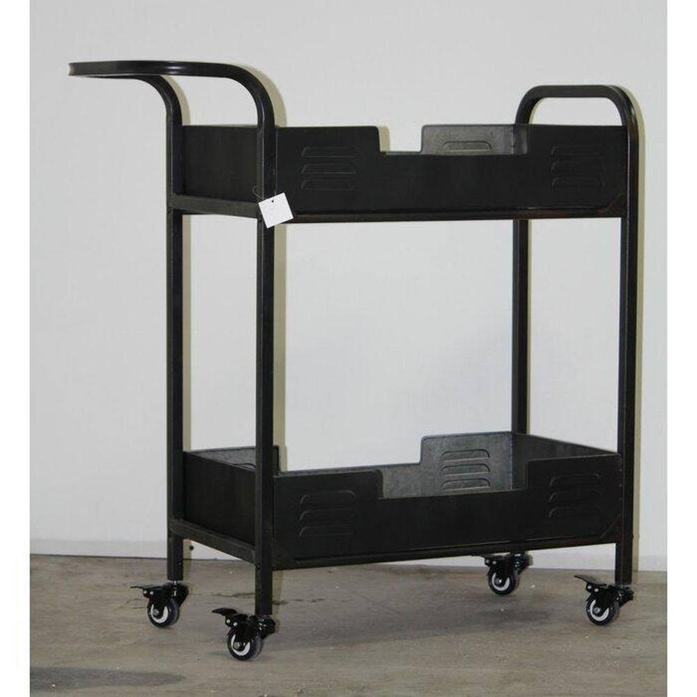 Industrial Metal Bar Cart D913788