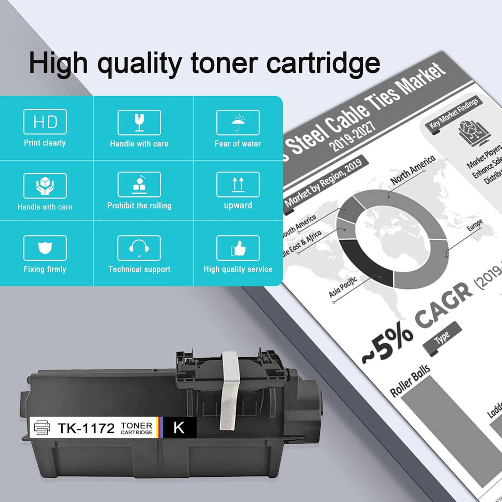 Black 3 Pack Toner Cartridge F33368