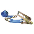 Blue Ratchet Strap with Wire Hooks N76615