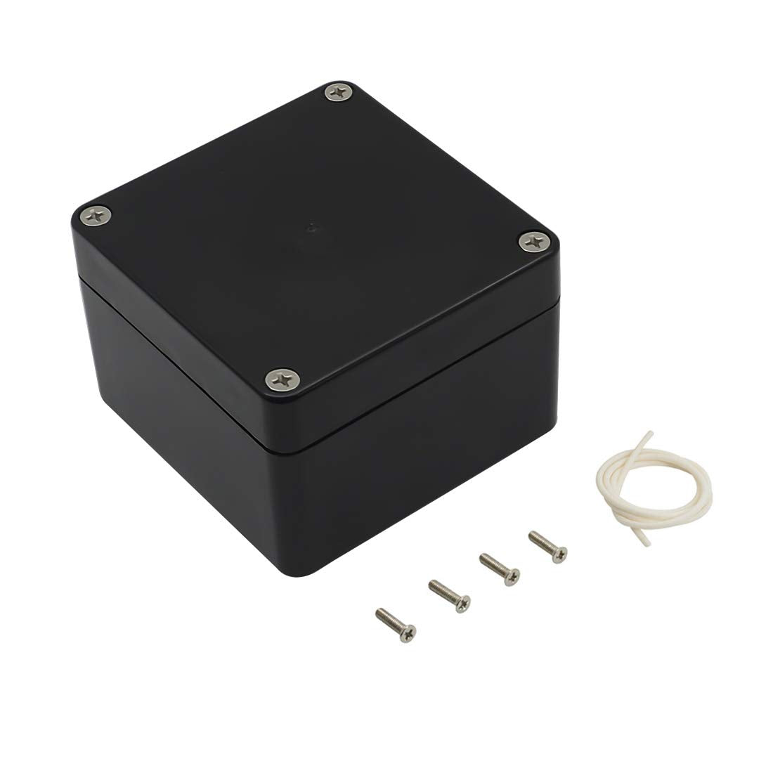 ABS Plastic Electrical Project Box Black 4.5 x 3.5 x 2.1 inch S5156