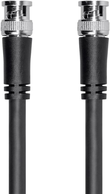 Black RG6 BNC Cable, 300ft C488524