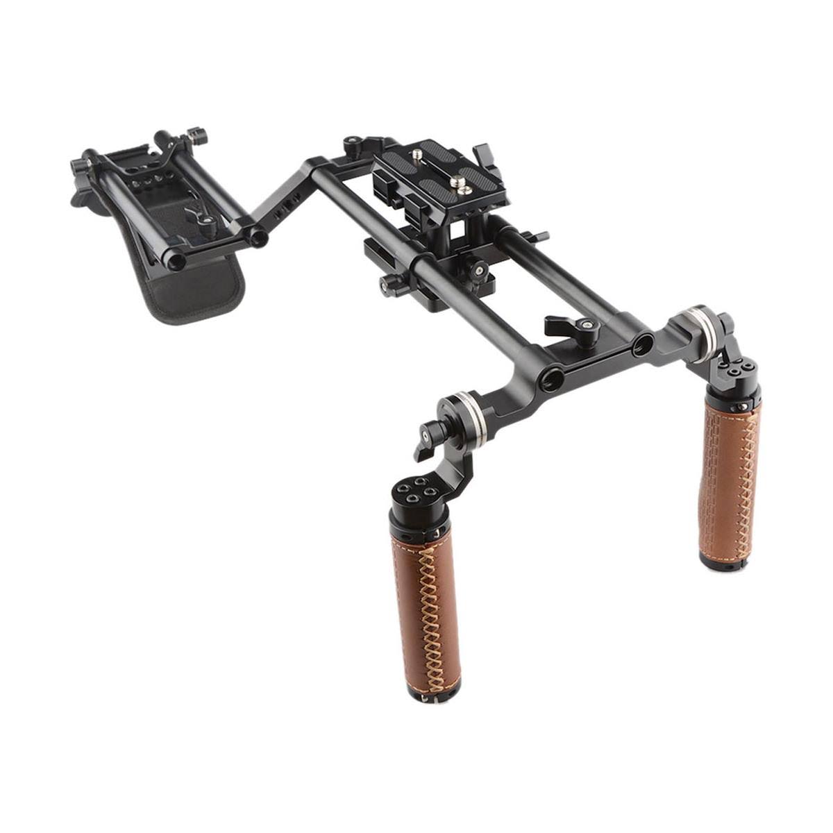 Dslr Shoulder Mount Rig Dual Handgrip Support Kit S230