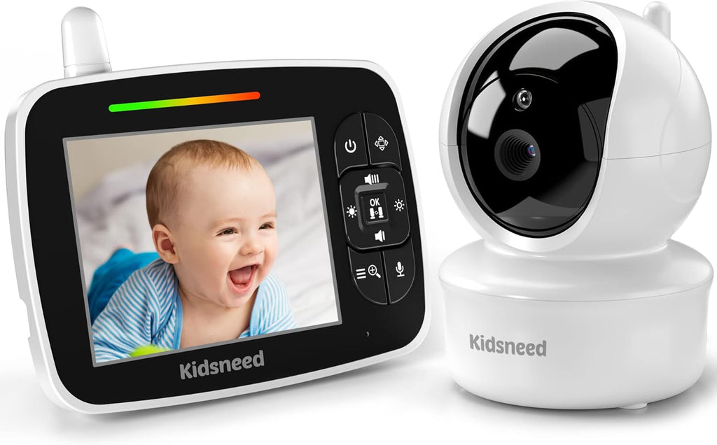 Video Baby Monitor with Pan-Tilt-Zoom Camera and Night Vision B806