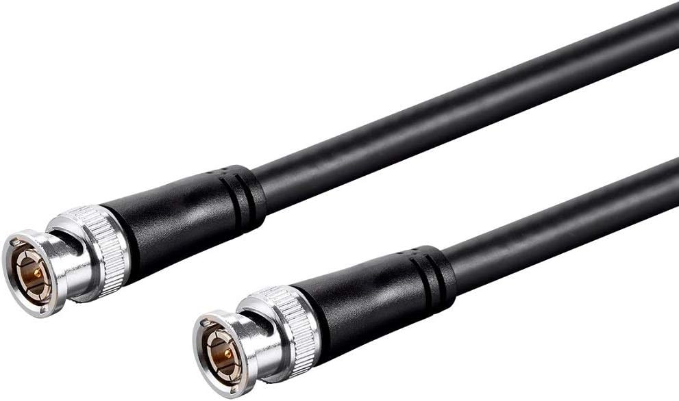 Black RG6 BNC Cable, 300ft C488524