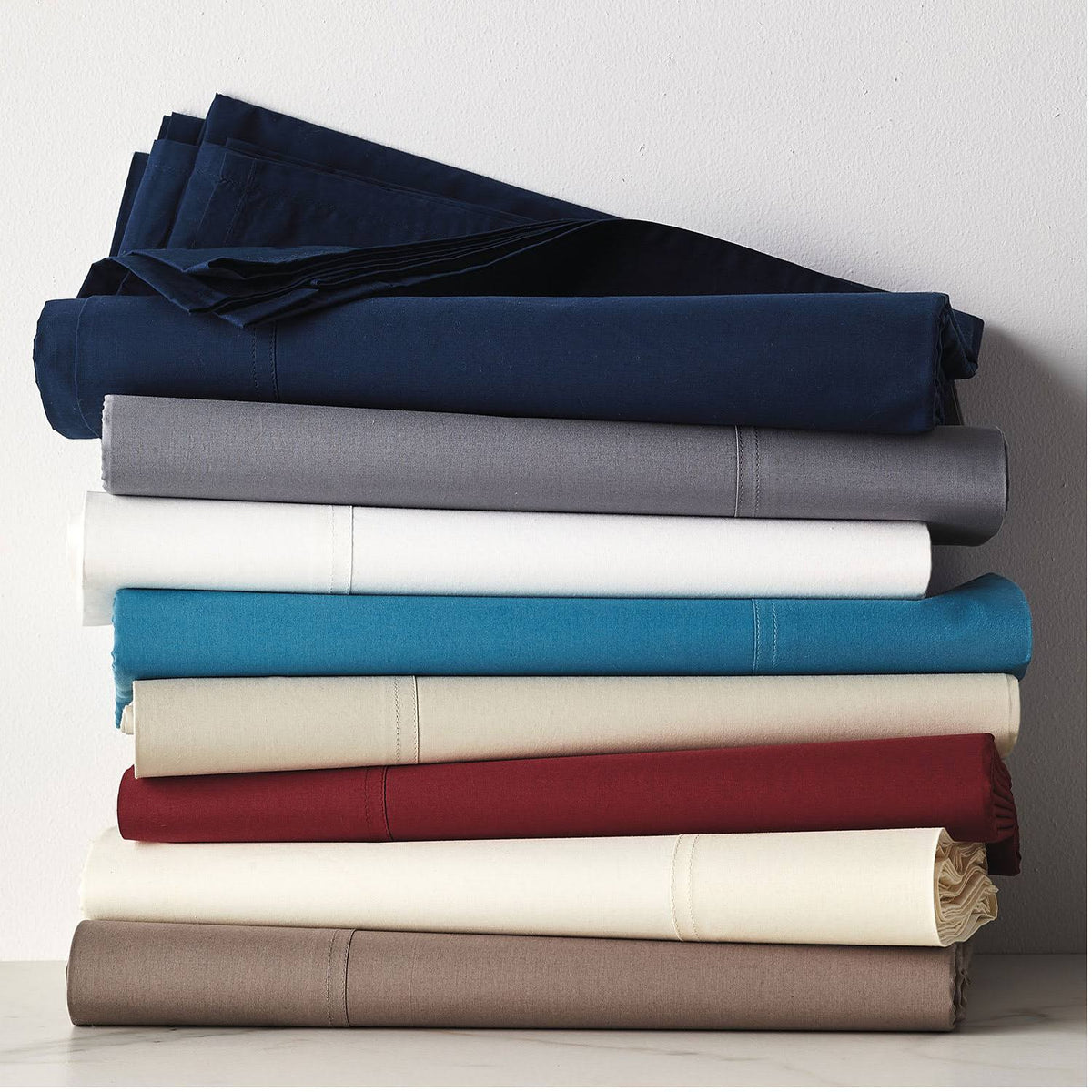 White King Supima Cotton Percale Flat Sheet T91888