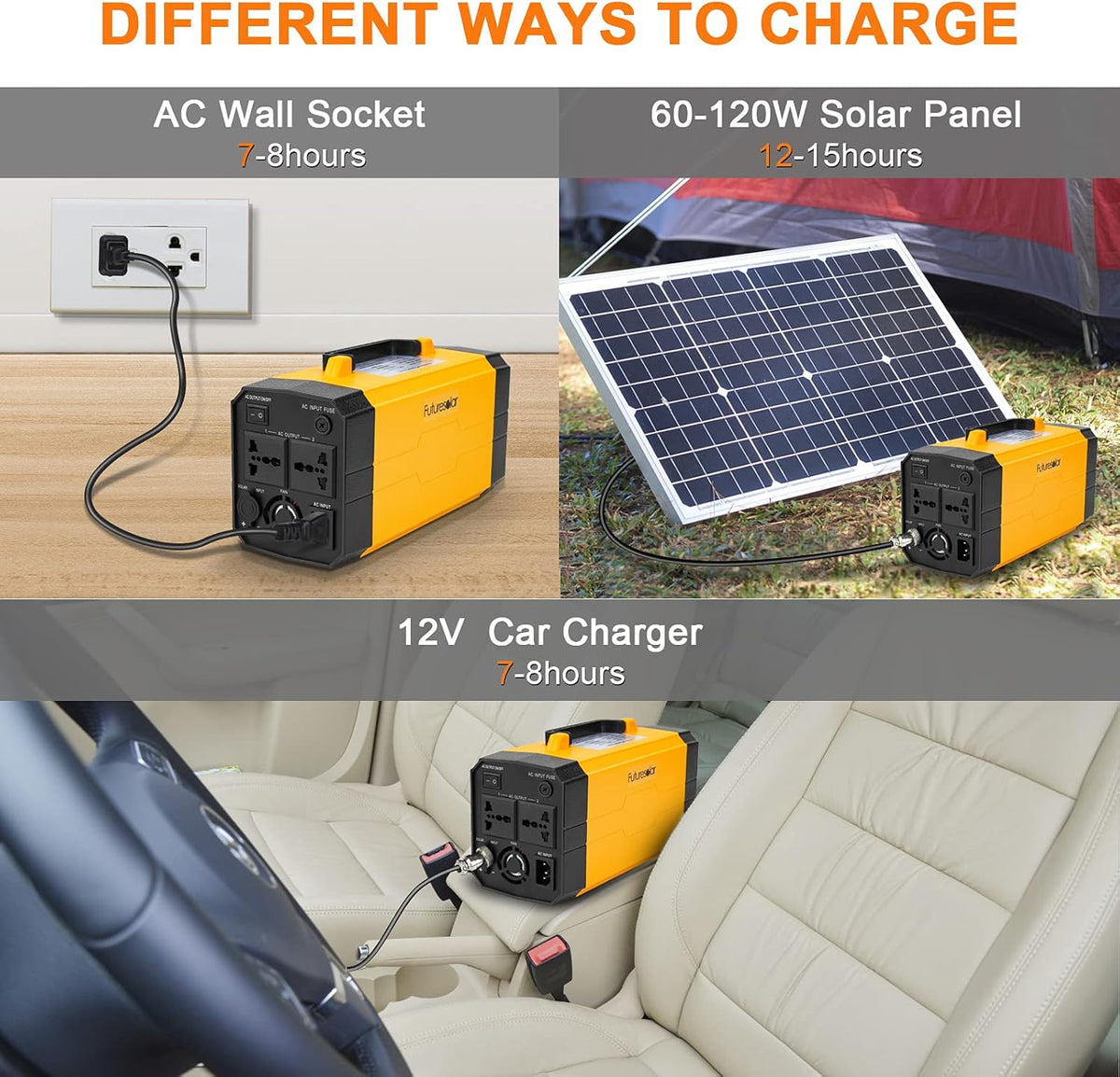 500W Portable Power Station with 110V AC Outlet E3748