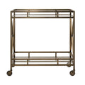 Antique Brass Bar Cart R621044