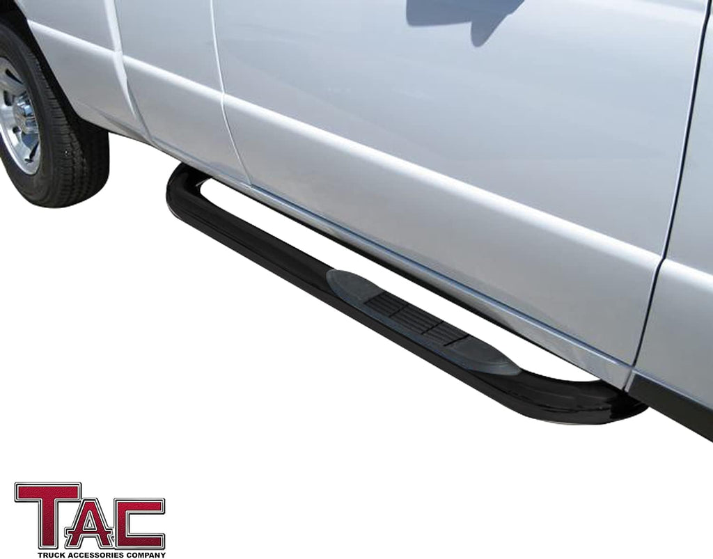Black Side Steps Nerf Bars Running Boards 2Pcs K523