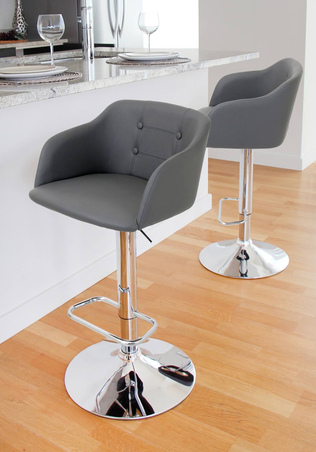 Height Adjustable Swivel Barstool T369