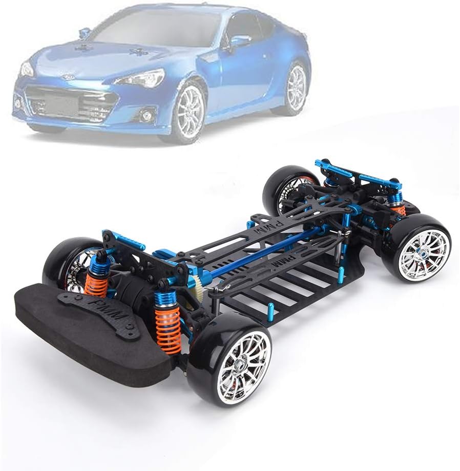 Carbon Fiber Metal 1:10 RC Car Frame Kit B280