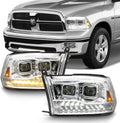Chrome Housing LED Projector Headlights Assembly X2203