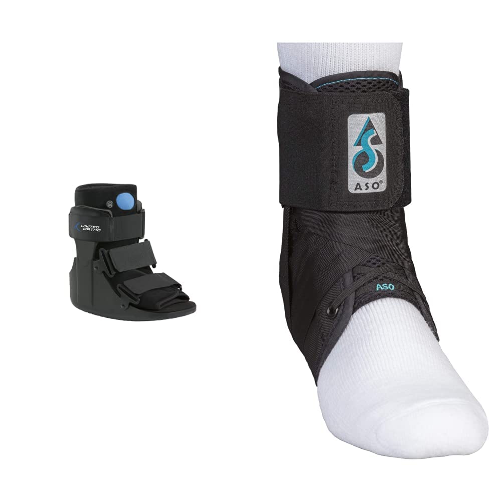 Black Large Short Air Cam Walker Fracture Boot W932