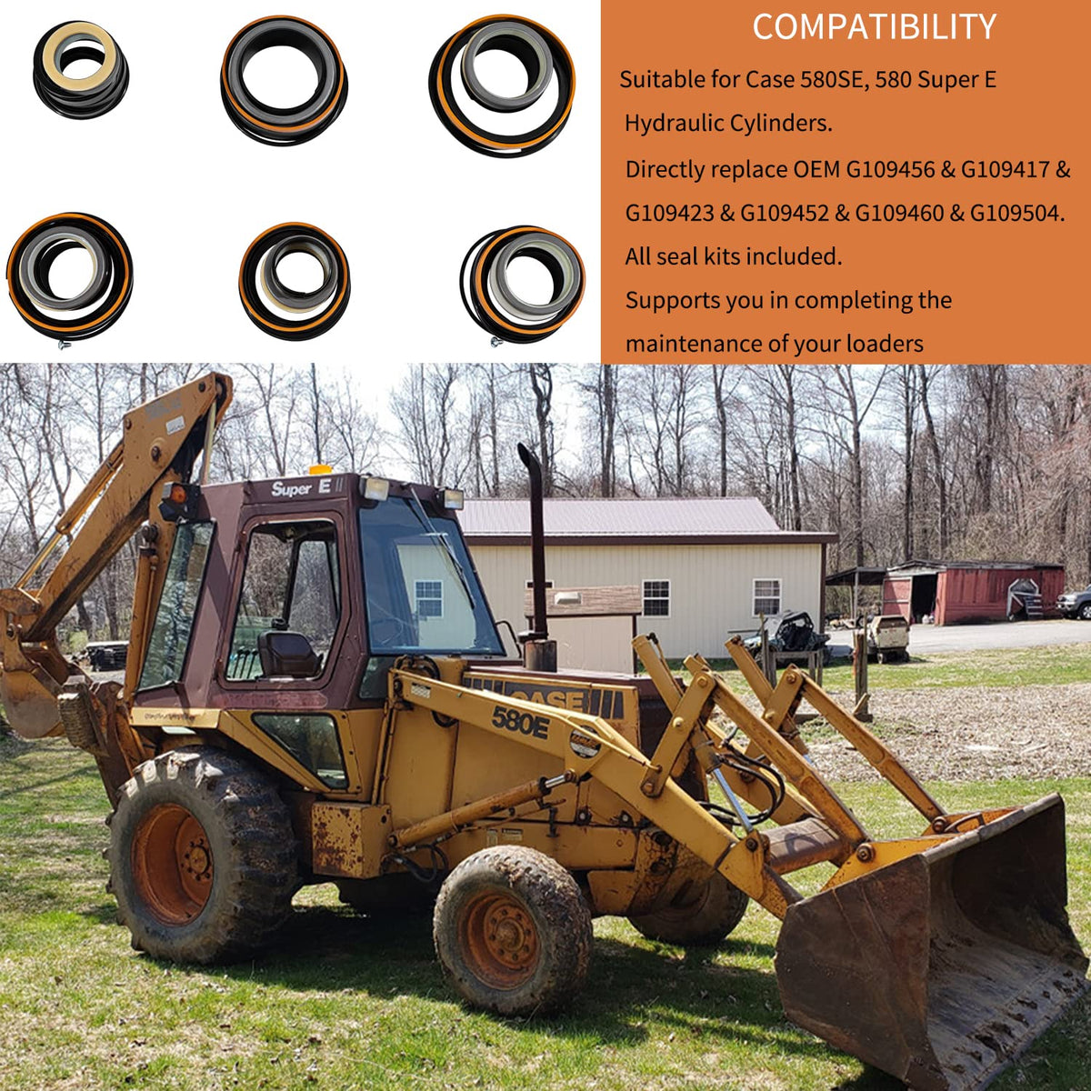 Hydraulic Cylinder Seals Kit W922