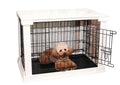 White Medium Cage with Crate Cover D641