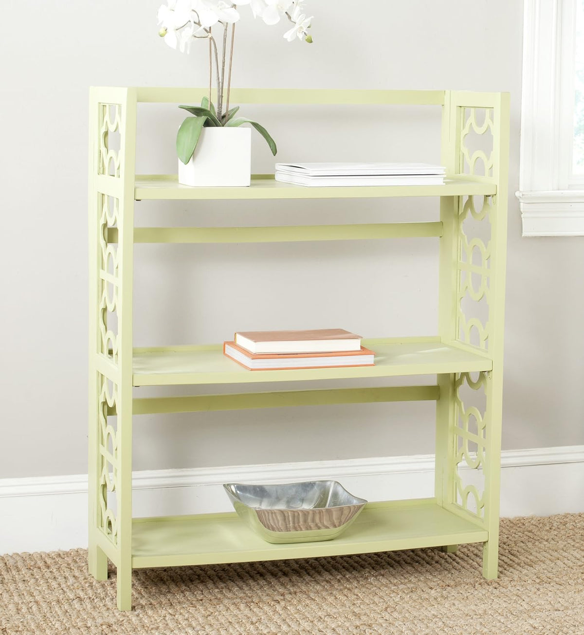Black 3-Shelf Bookcase G16027