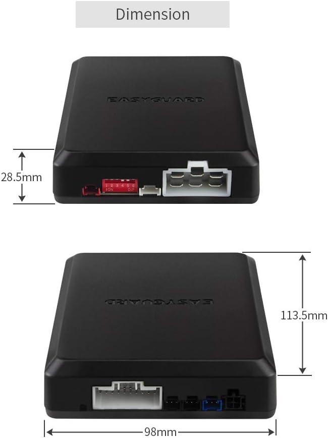 Rolling Code Car Alarm System with Keyless Entry Push Start P363210