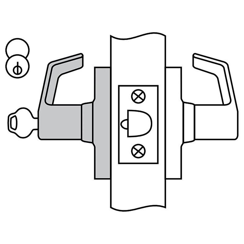 Cylindrical Lock R6350