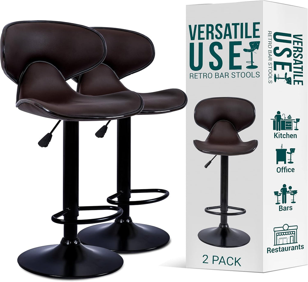 Adjustable Bar Stools Set of 2 W928