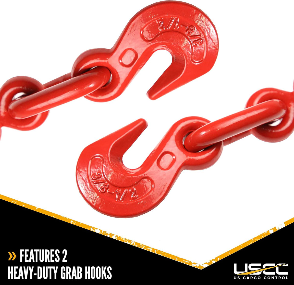 3/8 Inch x 1/2 Inch Lever Chain Binder 4 Pack H4696