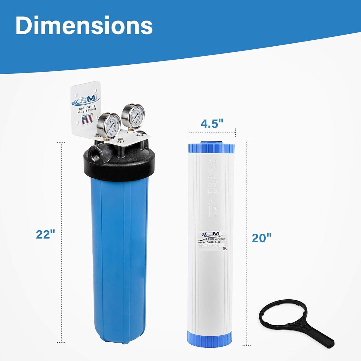 Anti-Scale System with 4.5x20 Filter C525