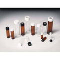 Amber 40 ml Glass Vials PTFE/Silicone Septa 100/pk V7363