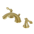 Widespread Bathroom Faucet with Pop-Up Brushed Brass R7511