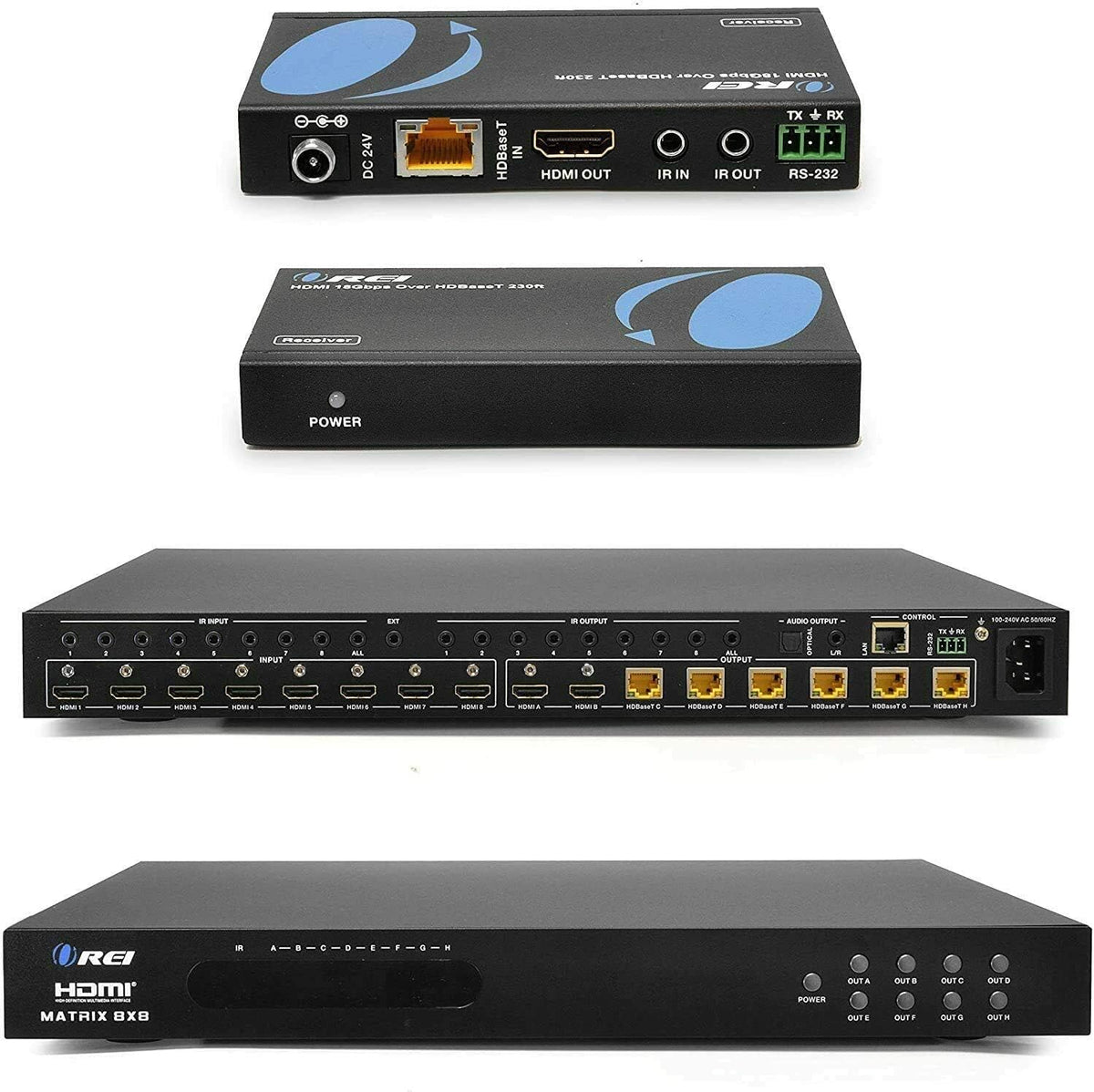 8X8 4K HDMI Matrix Switcher Extender X604370