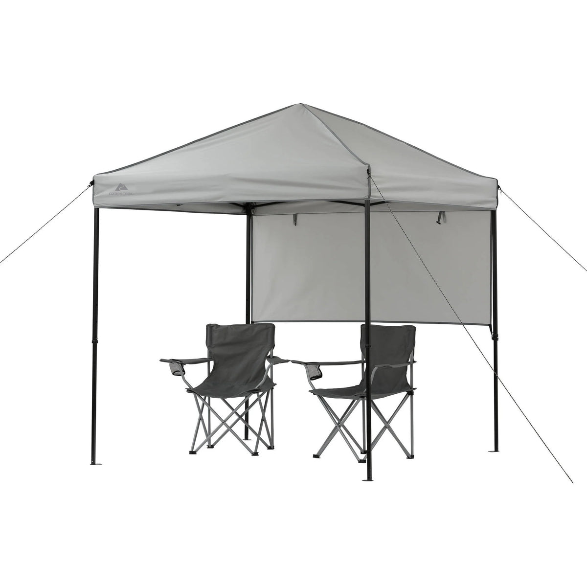 6' x 6' Gray Instant Outdoor Canopy A6606
