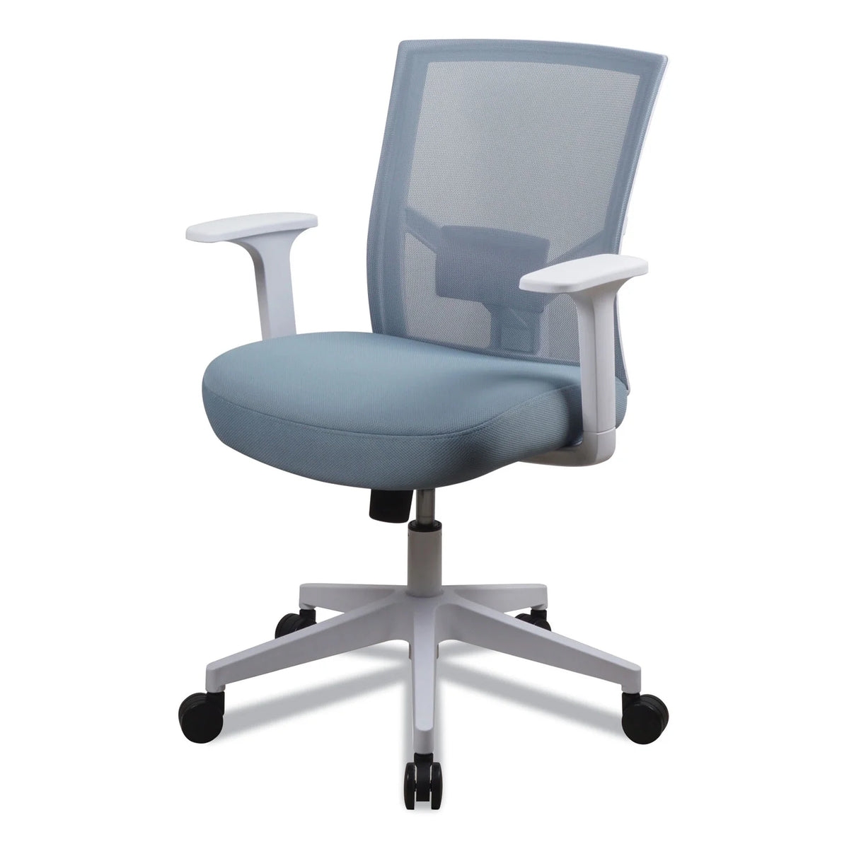 Seafoam Blue Mesh Back Fabric Task Chair H711