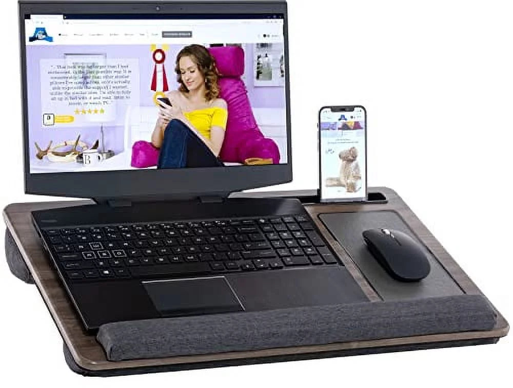 Adjustable Portable Wood Laptop Bed Tray Z64040