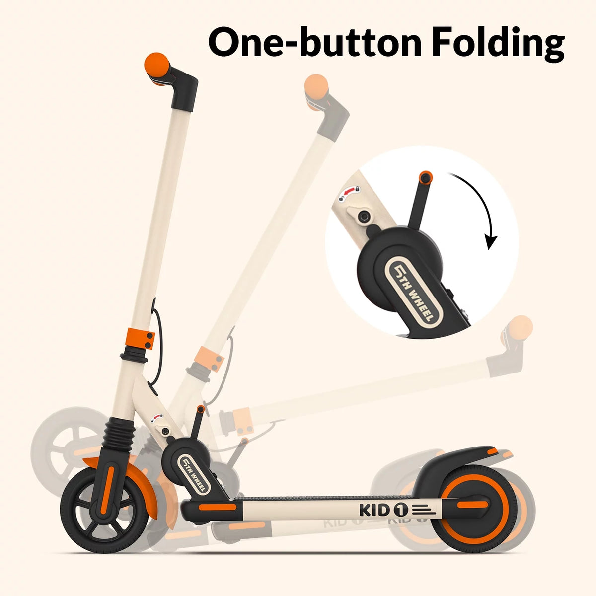 Electric Scooter with 6.5 Rubber Tires, 150W Motor, Foldable L793