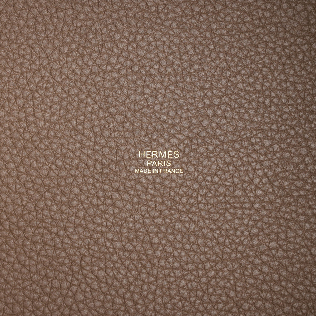 Etoupe Clemence Leather Handbag S717