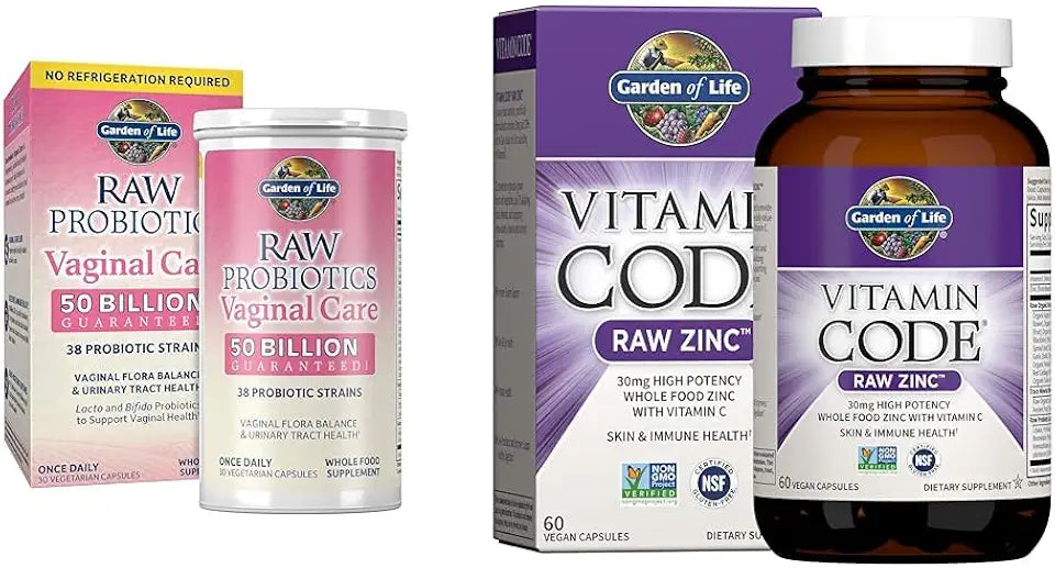 50 Billion CFU Probiotics with 30mg Zinc T639