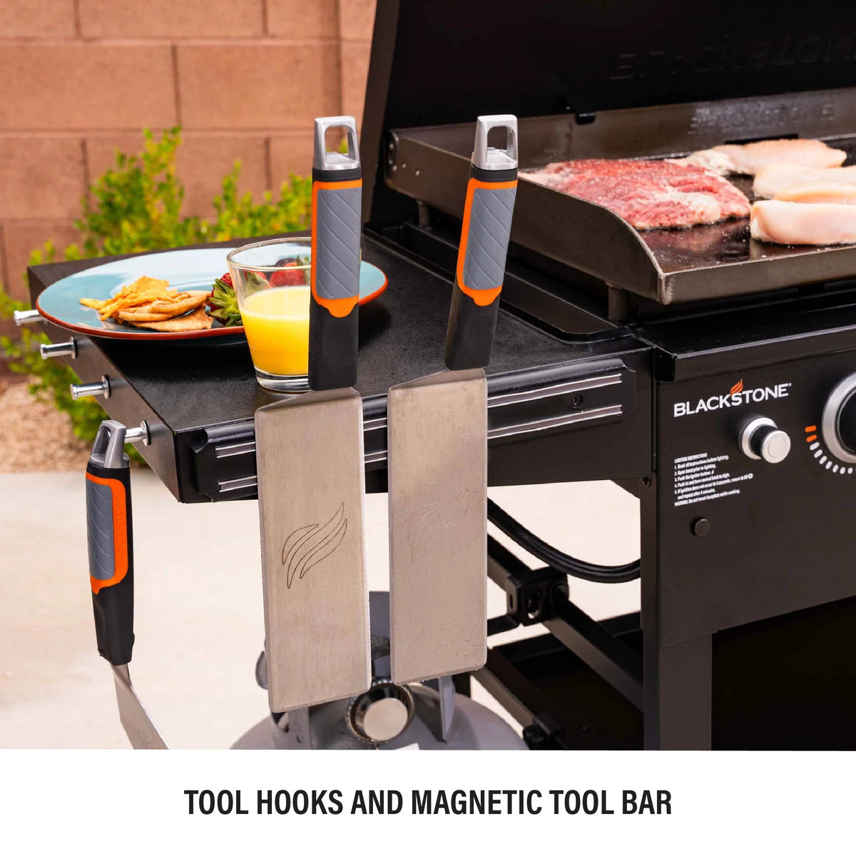 4-Burner Propane Griddle with Hard Cover Y786058
