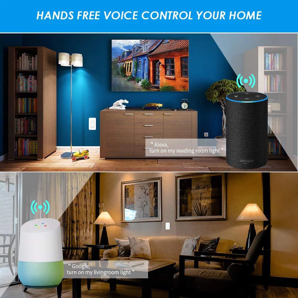 WiFi Wall Switch with 4x WIFI Receiver S35619