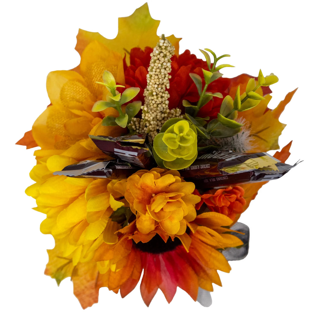 Miniature Fall Floral Candy Bouquet O824