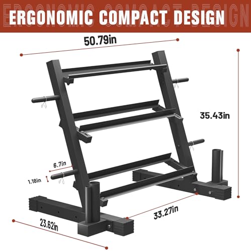 Adjustable 3 Tier Dumbbell Rack Z4943