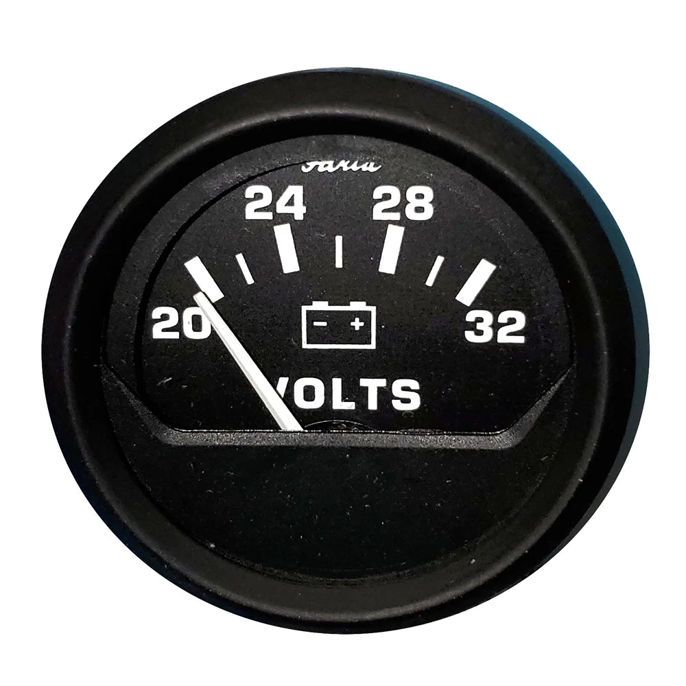 Aluminum Bezel In-Dash Mount Voltmeter Q213935