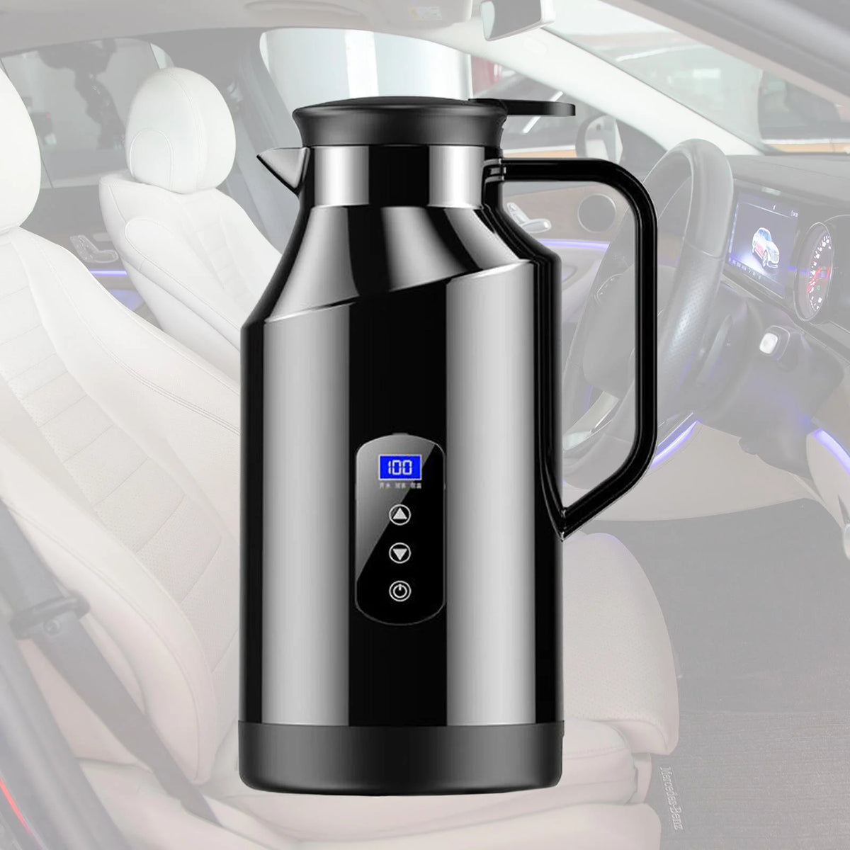 1200ml Stainless Steel Car Kettle A6906