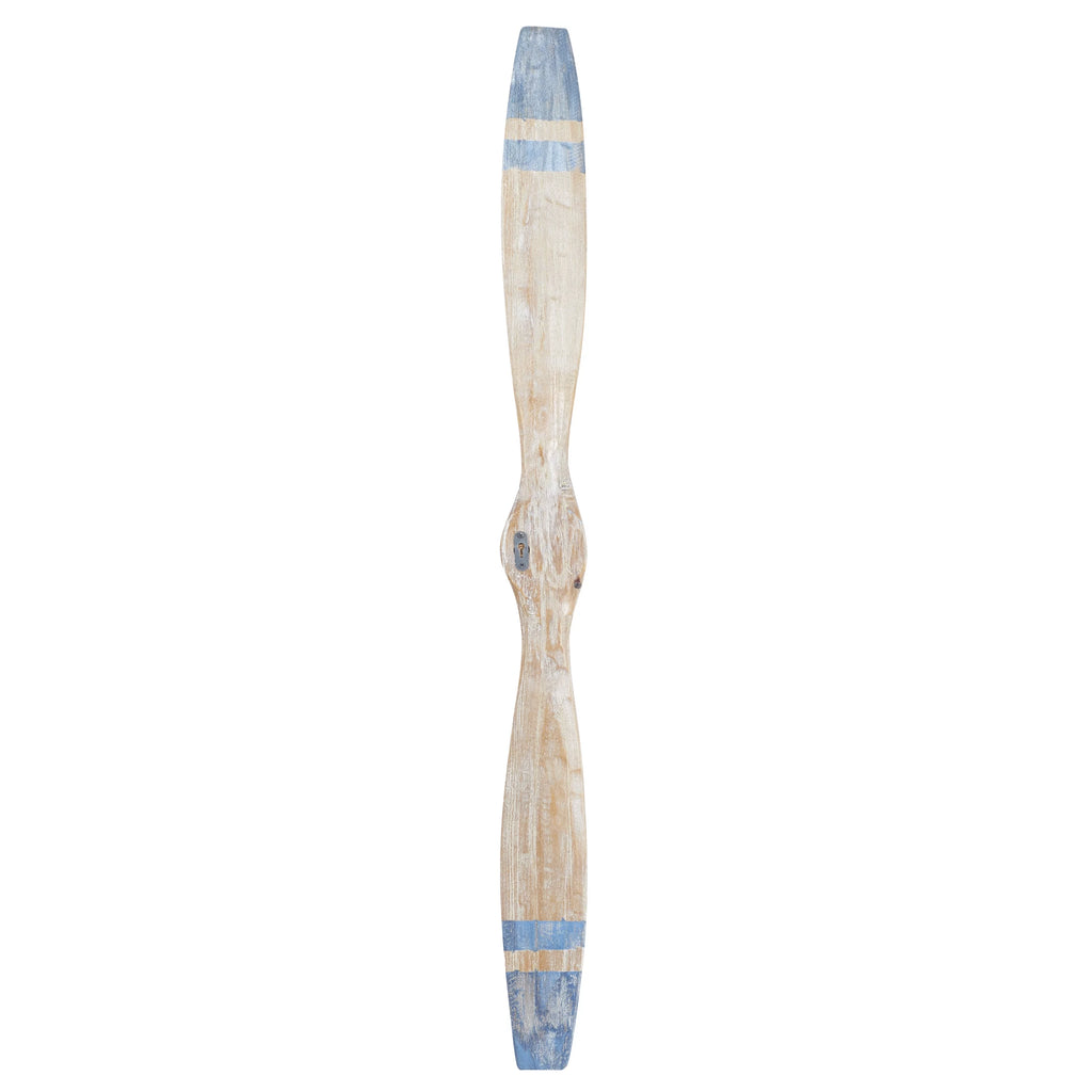 Brown Wood Airplane Propeller Wall Decor S9479